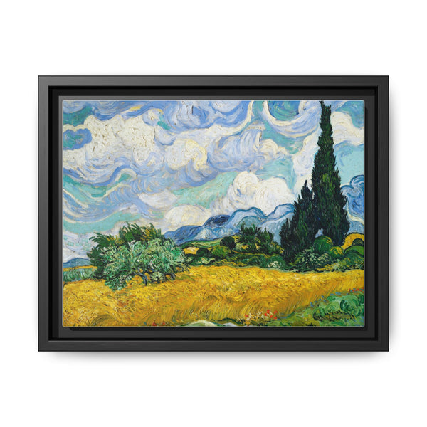 Vincent Van Gogh's Wheat Field with Cypresses (1889). Famous painting, original from the MET Museum - NOMADEN ART GALLERY
