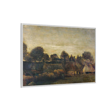 Farming Village at Twilight (1884) by Vincent Van Gogh. Original from The Rijksmuseum. - NOMADEN ART GALLERY