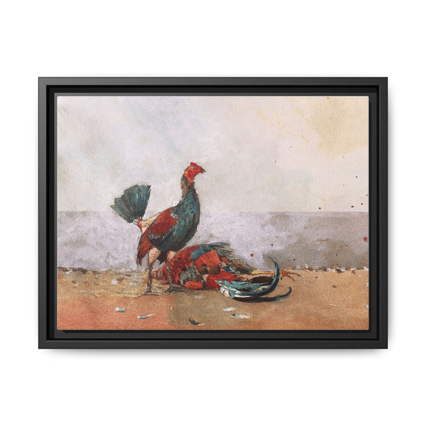 The Cock Fight (1885) by Winslow Homer - NOMADEN ART GALLERY