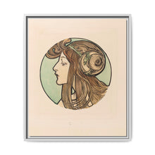 Stained glass window for the facade of the Fouquet boutique by Alphonse Maria Mucha (1869–1939)