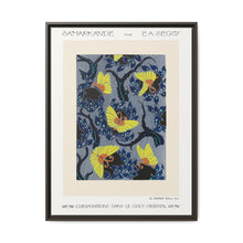 Butterfly pochoir pattern in Art Nouveau oriental style - NOMADEN ART GALLERY