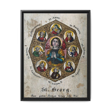 Saint George and Saint Antony of Padua, Saint Catherine of Alexandria, Saint Peter the Apostle, Saint Philomena, Saint Anne, Saint Barbara, Saint John the Baptist and Saint Agnes - NOMADEN ART GALLERY