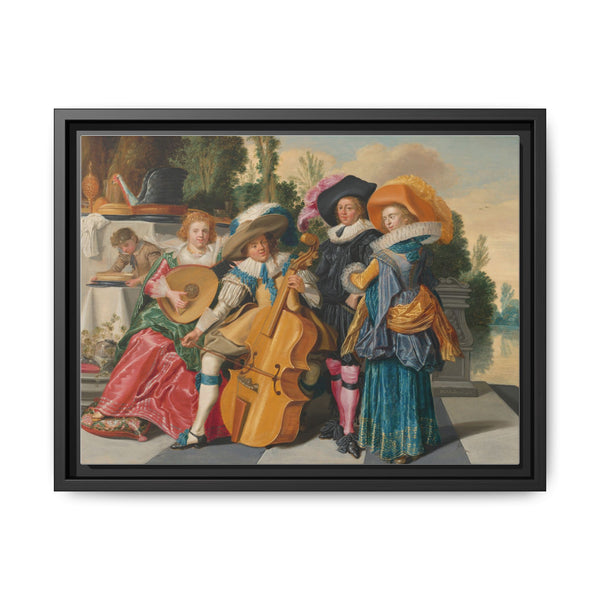 Merry Company on a Terrace (1625) by Dirck Hals - NOMADEN ART GALLERY