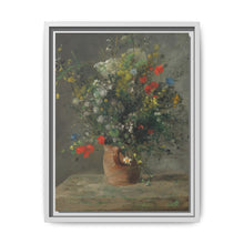 Flowers in a Vase (c. 1866) painting in high resolution by Pierre-Auguste Renoir - NOMADEN ART GALLERY