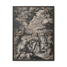 The martyrdom of Saint Ursula. Engraving by J. Sadeler after P. de Witte - NOMADEN ART GALLERY