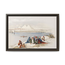 Pyramids of Gezeeh (Giza) from the Nile illustration by David Roberts (1796–1864) - NOMADEN ART GALLERY