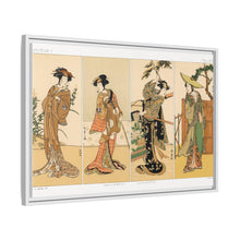 Kabuki actors, Japanese man painting by G.A. Audsley-Japanese illustration from our own original 1884 edition of The Ornamental Arts Of Japan. - NOMADEN ART GALLERY