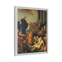 Saint Francis Xavier preaching and healing. Oil painting after Peter Paul Rubens.