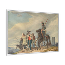 Three Armed Riders Escorting Prisoners near Reims (1825) by Peter von Hess