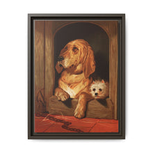 Dignity and Impudence by Sir Edwin Landseer (1877), Landseer’s dog painting of a bloodhound and a terrier - NOMADEN ART GALLERY