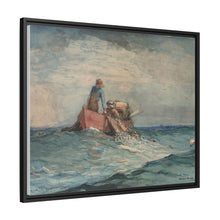 Hauling in the Nets (1887) by Winslow Homer