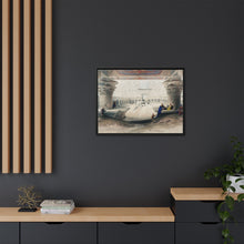 Ancient Egypt Art Print: Edfou Temple Portico View by David Roberts - Wall Art Canvas Print