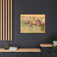 Caballos de carreras (ca. 1885-1888) de Edgar Degas 