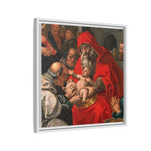 The circumcision of Christ. Oil painting after Hendrik Goltzius