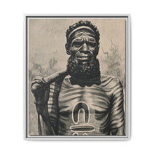A shaman or medicine man with extensive body painting, Worgaia, Central Australia - NOMADEN ART GALLERY