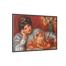 Lección de escritura (La Leçon d'écriture) (1905) de Pierre-Auguste Renoir. 