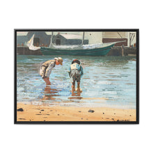 Boys Wading (1873) by Winslow Homer - NOMADEN ART GALLERY