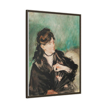 Retrato de Berthe Morisot con un abanico (1874) de Édouard Manet.