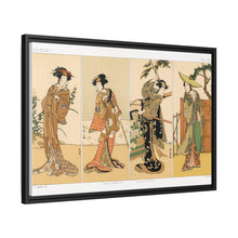 Kabuki actors, Japanese man painting by G.A. Audsley-Japanese illustration from our own original 1884 edition of The Ornamental Arts Of Japan. - NOMADEN ART GALLERY