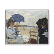 Claude Monet's The Beach at Trouville (1870) - NOMADEN ART GALLERY