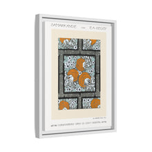 Patrón de pochoir de flores en estilo oriental Art Nouveau. Original de nuestra propia edición de 1914 de Samarkande.