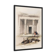 Entrance to the caves of Beni Hasan illustration by David Roberts (1796–1864)