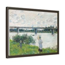 Claude Monet's The Promenade with the Railroad Bridge, Argenteuil (1874) - NOMADEN ART GALLERY