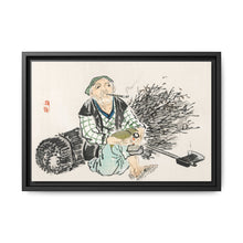 Smoking farmer with branches by Kōno Bairei (1844-1895) - NOMADEN ART GALLERY