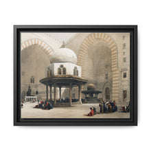 Mosque of Sultan Hassan Cairo illustration by David Roberts (1796–1864) - Framed Wall Art - NOMADEN ART GALLERY