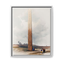 Ancient Egypt Art: Obelisk of Heliopolis by David Roberts - Canvas Wall Art - NOMADEN ART GALLERY