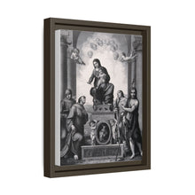 Saint Mary (the Blessed Virgin) with the Christ Child and Saint Antony of Padua, Saint Francis of Assisi, Saint Catherine of Alexandria, Saint John the Baptist and angels.