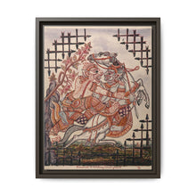 A scene from the Ramayana: Hanuman catching Virunyananti . Gouache painting by a Thai artist. - NOMADEN ART GALLERY