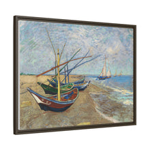 Vincent van Gogh's Fishing Boats on the Beach at Saintes-Maries (1888) - NOMADEN ART GALLERY