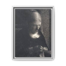 The Artist’s Mother Doing Embroidery (ca. 1882–1883) by Georges Seurat. - NOMADEN ART GALLERY
