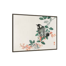 Black-capped chickadee by Kōno Bairei (1844-1895)