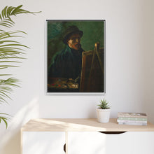 Vincent van Gogh's Self-Portrait with Dark Felt Hat at the Easel (1886) - NOMADEN ART GALLERY