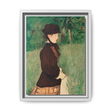 Young Woman in a Garden (Jeune femme dans un jardin), (1879) by Édouard Manet - NOMADEN ART GALLERY