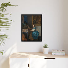 La joven sentada ante un virginal, de Johannes Vermeer (ca. 1670-1672) 