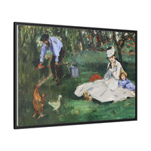 La familia Monet en su jardín de Argenteuil (1874) de Édouard Manet 