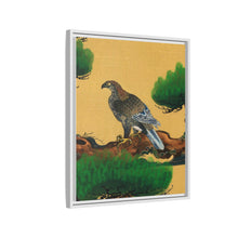 Pine and Eagle, a traditional portrait of a charismatic Japanese eagle by Kano Tanyu (1602-1674)