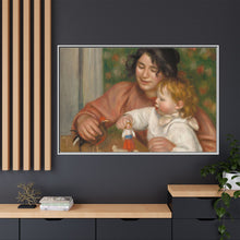 El niño con juguetes de Pierre-Auguste Renoir, Gabrielle y el hijo del artista, Jean (1895-1896) 