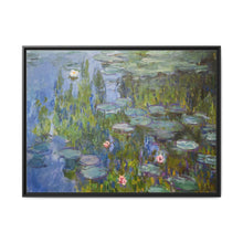 Water Lilies by Claude Monet - Framed Classic Canvas Print - NOMADEN ART GALLERY