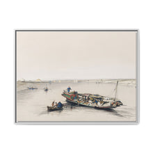 Nile View: Pyramids of Dashour & Sakkara by David Roberts (1796–1864) - NOMADEN ART GALLERY