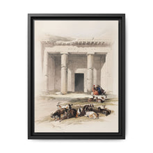 Entrance to the caves of Beni Hasan illustration by David Roberts (1796–1864) - NOMADEN ART GALLERY