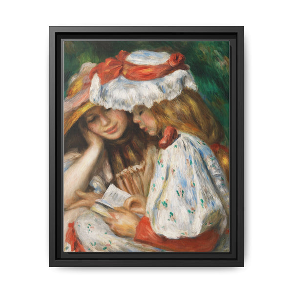 Two Girls Reading (c. 1890–1891) by Pierre-Auguste Renoir - NOMADEN ART GALLERY