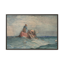 Hauling in the Nets (1887) by Winslow Homer - NOMADEN ART GALLERY