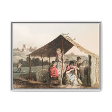 Illustration of teasel field from The Costume of Yorkshire (1814) by George Walker - NOMADEN ART GALLERY