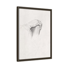 La mano de Poussin, según Ingres (ca. 1875-1877) de Georges Seurat