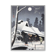Moonlight on Snow (1936) print in high resolution by Hiroaki Takahashi - NOMADEN ART GALLERY