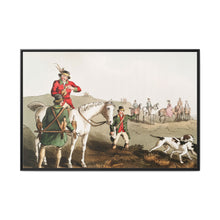 Illustration of hawking from The Costume of Yorkshire (1814) by George Walker - NOMADEN ART GALLERY